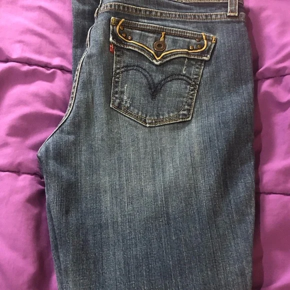 Levi's Boot Cut 515 Jeans Womens Size 8 S/C Denim Distressed Blue. - Picture 6 of 8